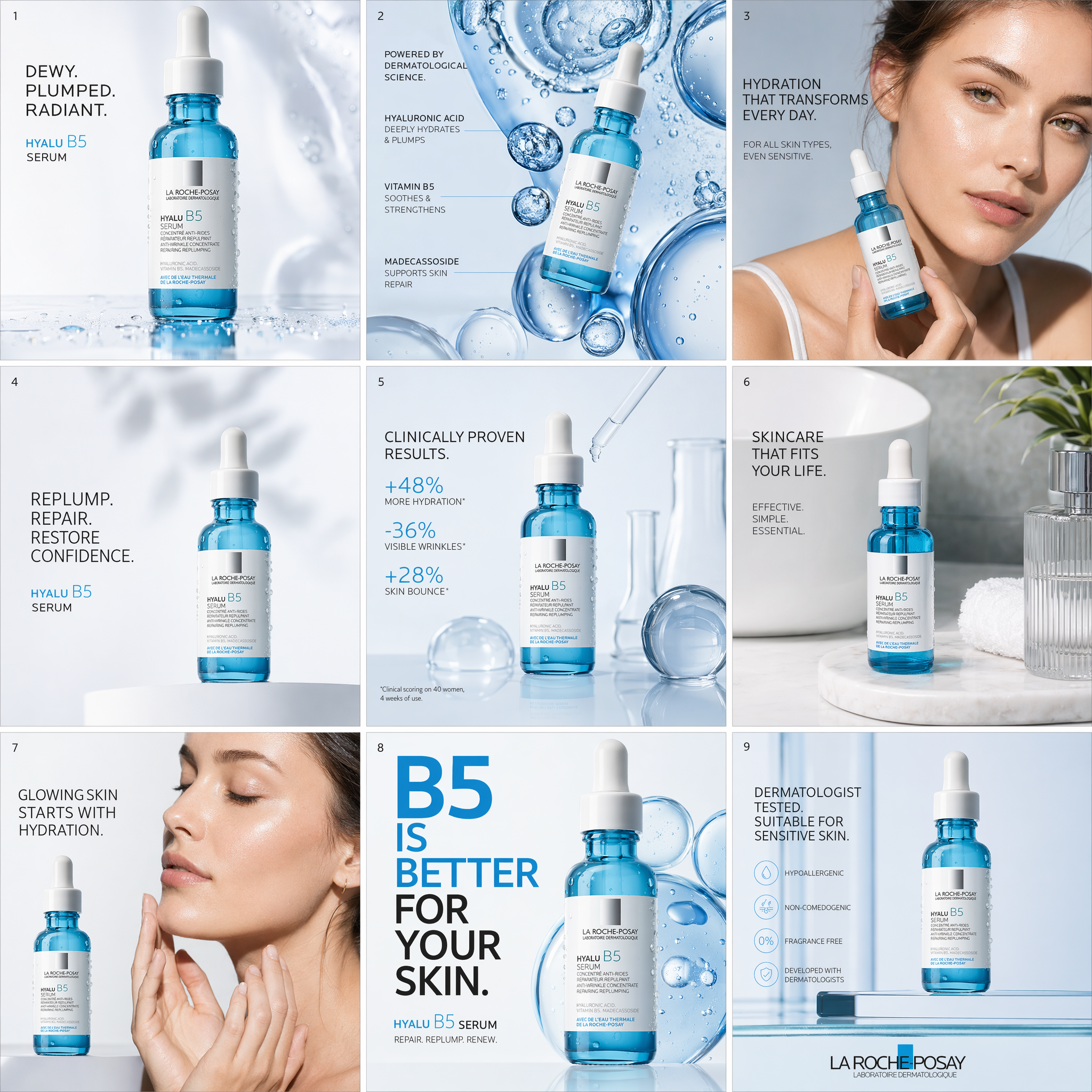 Skincare 3x3 board